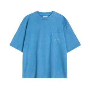 T-Shirt Oversized Women *Cup of Tea*, Hellblau