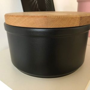 BROTTOPF schwarz – Durchmesser ca. 26cm / Höhe ca. 16cm