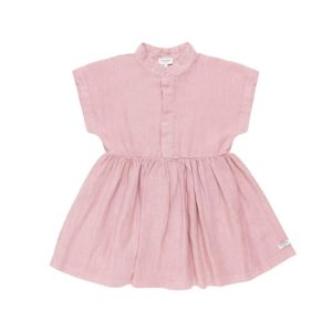 Kleid aus Leinen *Byzou*, Purple Violet