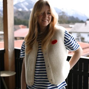 Weste “TYB” Adult, Limited Edition “What Eva Loves” Kussmund, Ultralight OFF-WHITE