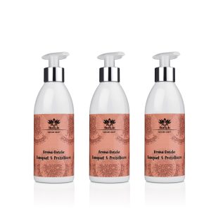 fleuris Aroma-Dusche / Duschgel 3 x 250ml mit Duftrichtung Kumquat und Preiselbeere