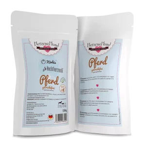 HerzensHund | Hundefutter Pferd mit Bio-Kürbis -getreidefrei 130g