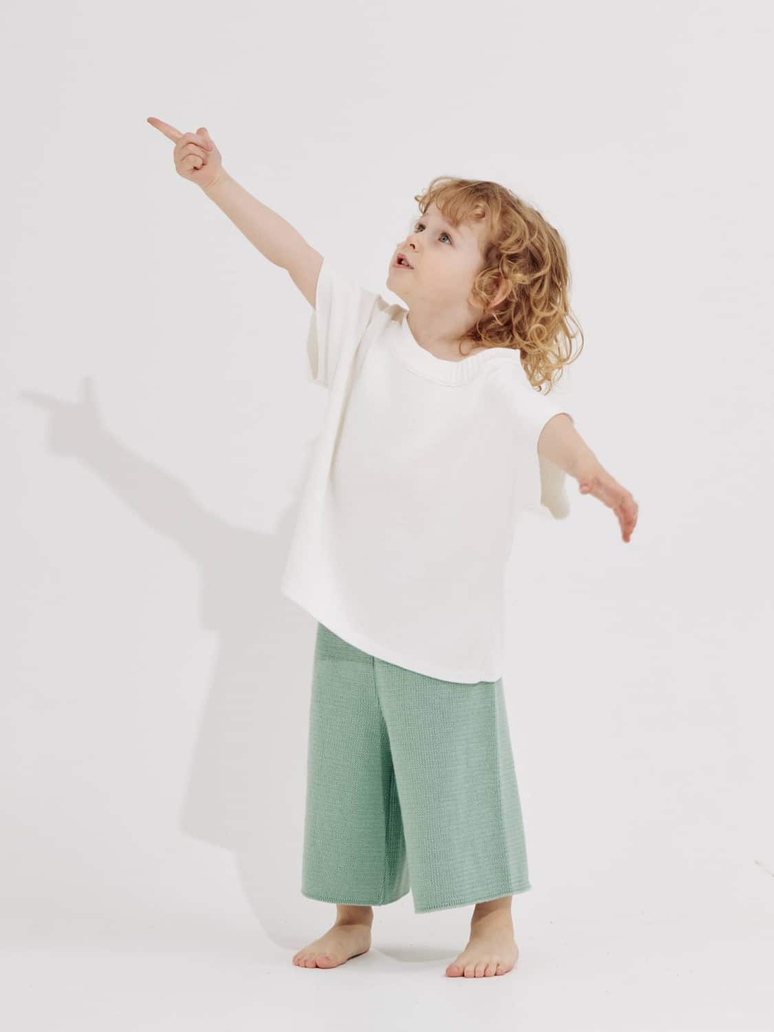 Baumwollhose, Eukalyptus – Bild 3