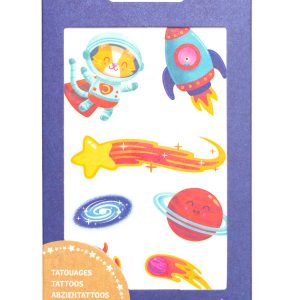 Namaki – Kinder Tattoos Intergalactic World (pflanzlich) – sehr lang haltbar !