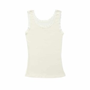 Unterhemd mit Rüschen Women, Natur