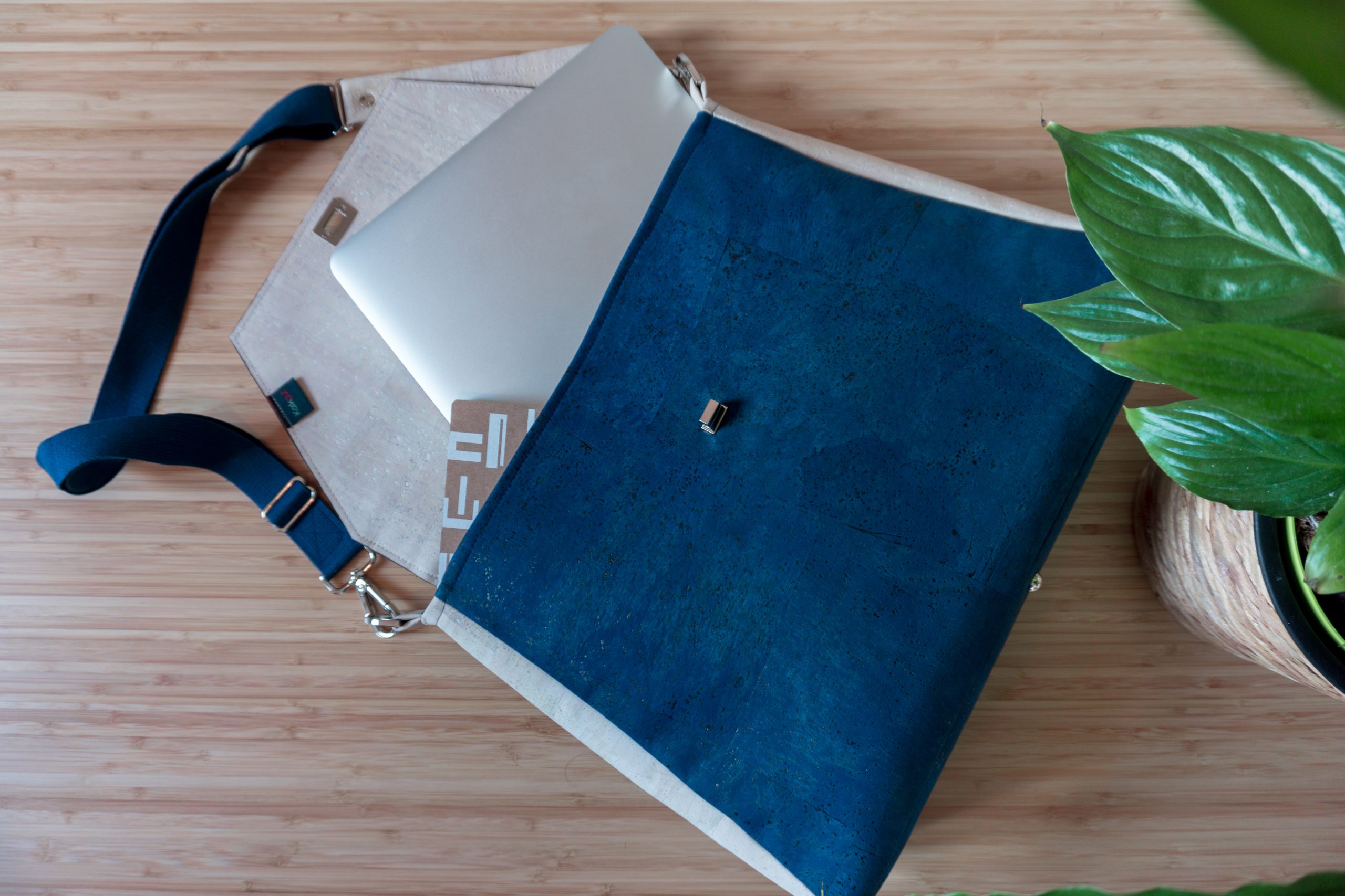 ARBEITSTASCHE GAELLE I Elfenbein-blau – Bild 5