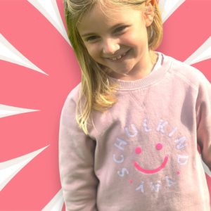 Sweatshirt *YAY Schulkind* Rosa