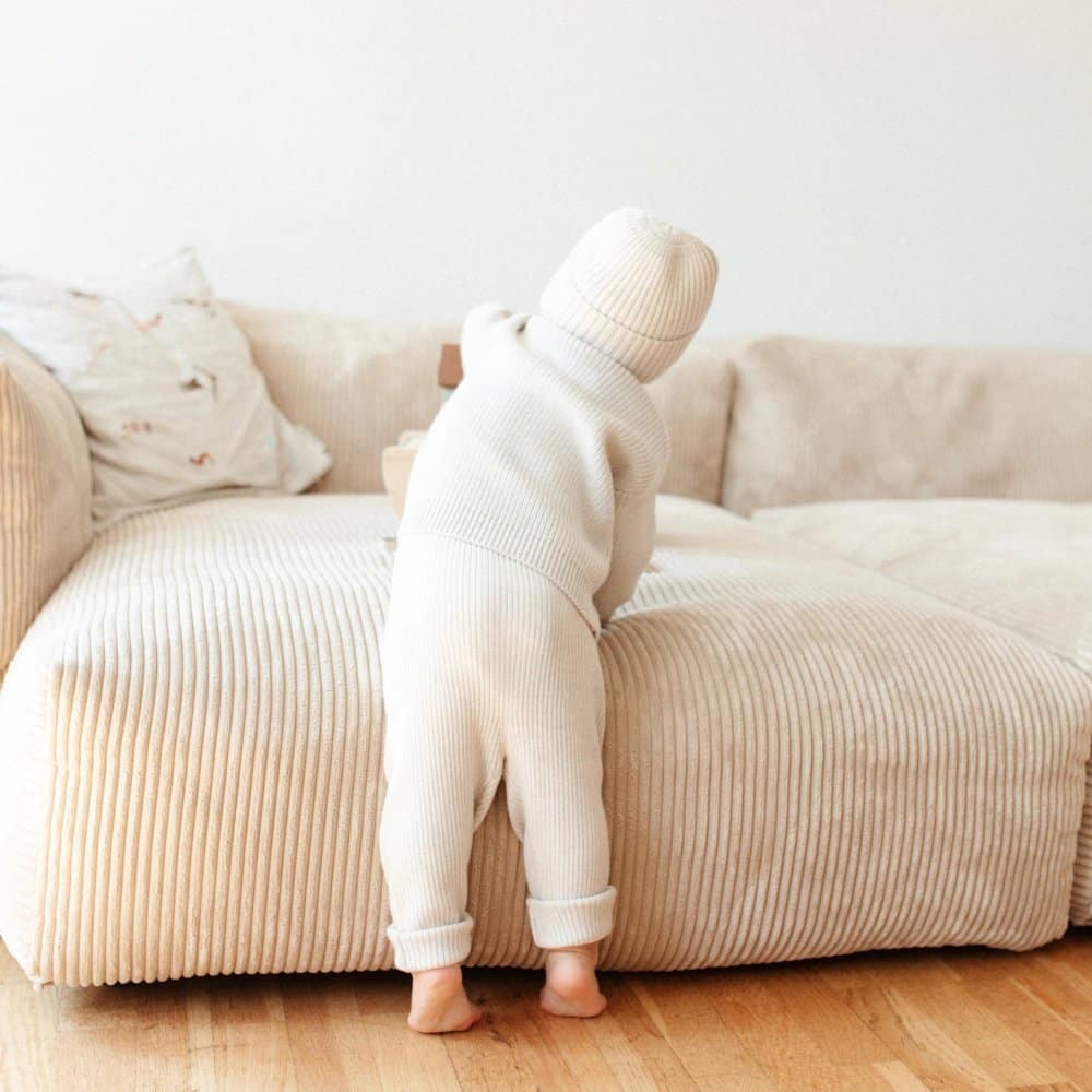 Leggings *Finn*, Rosewood, Merinowolle – Bild 2