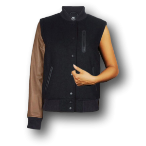 Nike NSW Women Destroyer Jacket / Gilet – Farbe braun / schwarz – Größe S – by Nike