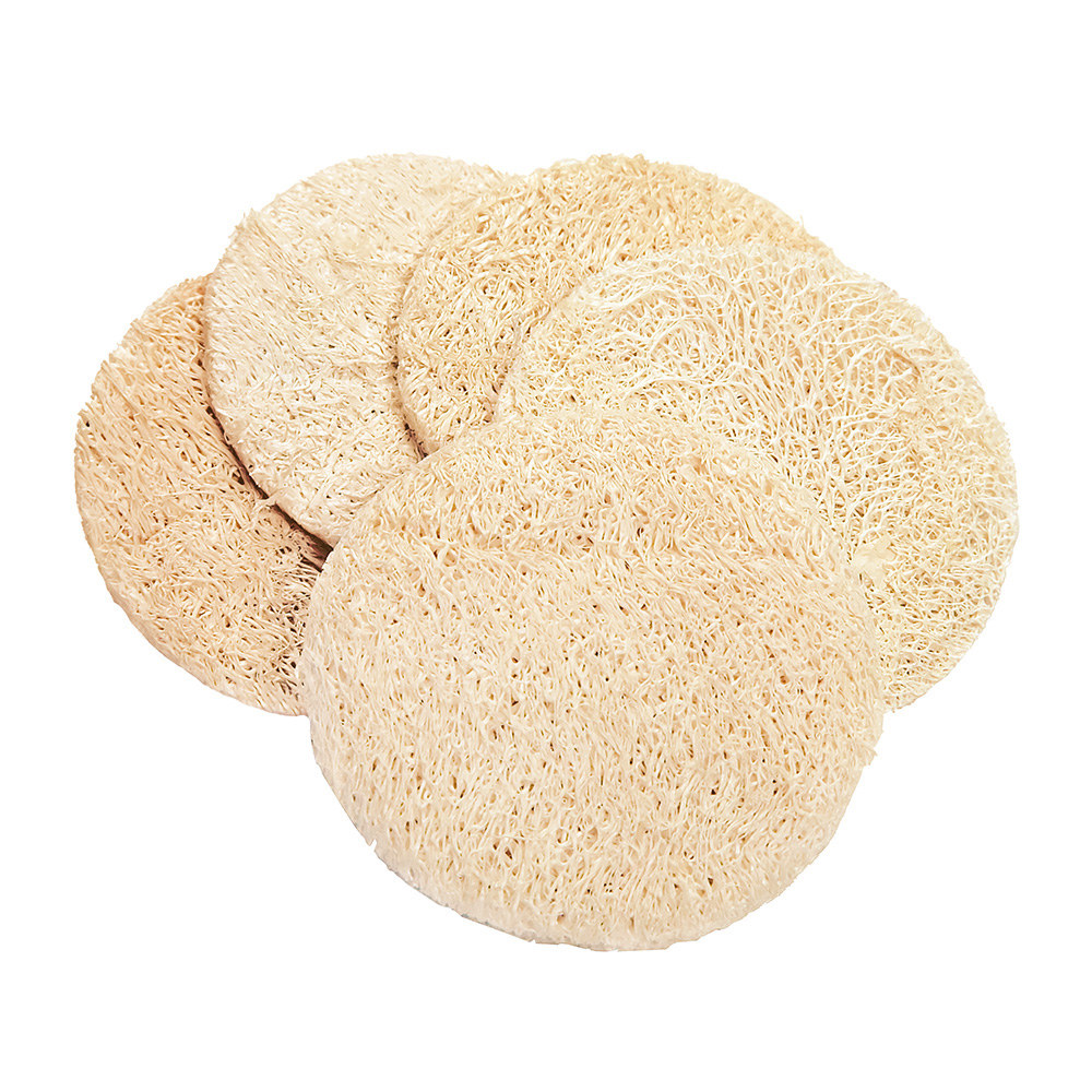 LUFFA-PEELING-PADS, 5ER-PACK