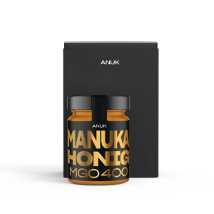 Manuka-Honig MGO 400 in einer exklusiven Geschenkbox 250g Glas