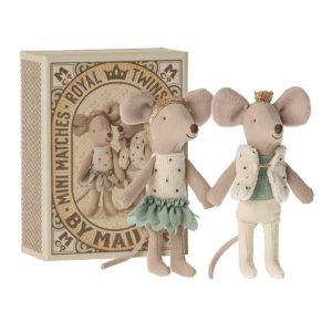 Königliche Zwillingsmäuse, Kleine Schwester und Bruder in Box