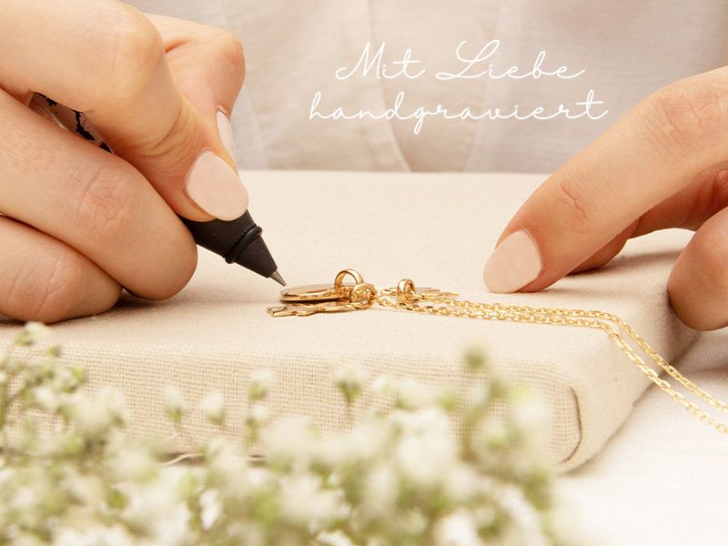 Personalisierter Perlmutt Flip Ring in 925er Sterlingsilber – Bild 5