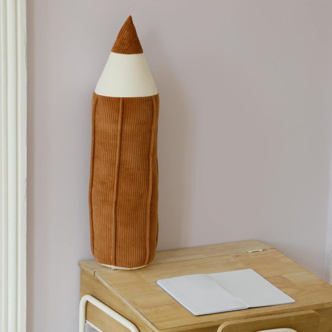 Buntstiftkissen aus Cord *Caramel* – Bild 2