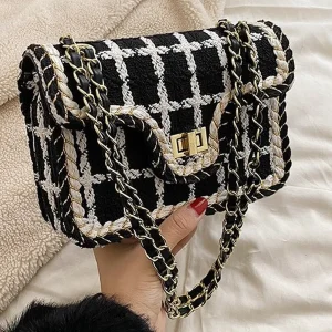 AnBeck ‘The Checkered’ kleine Umhängetasche