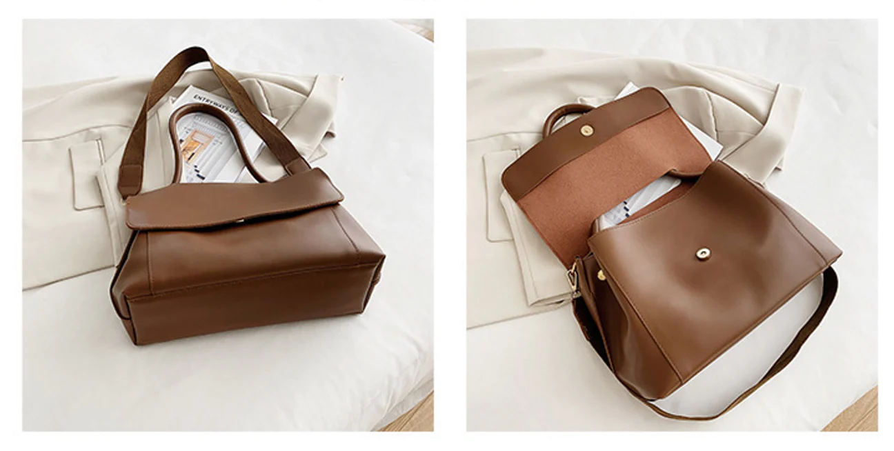 AnBeck ‘The Vintage’ mittelgroße Umhängetasche (Braun) – Bild 9