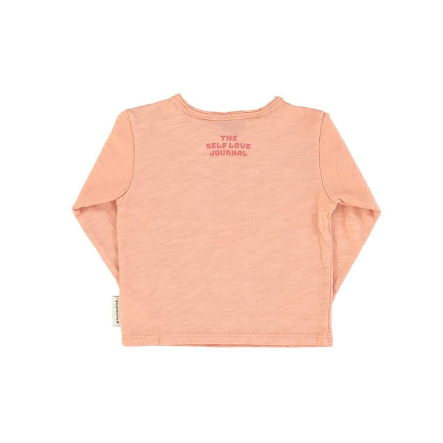 Longsleeve “Bésame Mucho”, coral pink – Bild 2