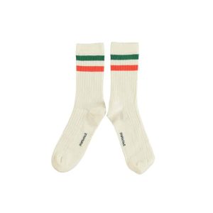 Socken, Ecru gestreift