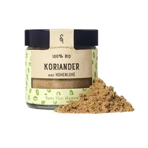 SoulSpice, Bio, Koriander, gemahlen, 20 g Glas