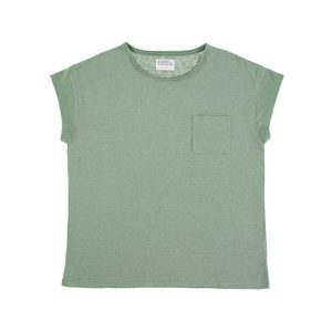 T-Shirt aus Leinen, Olive