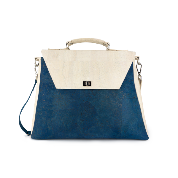 ARBEITSTASCHE GAELLE I Elfenbein-blau