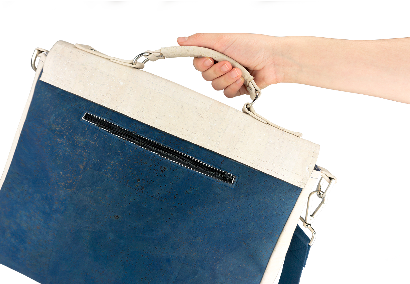 ARBEITSTASCHE GAELLE I Elfenbein-blau – Bild 4