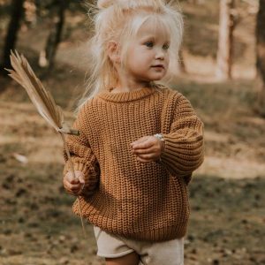 Pullover “Chunky Knit”, Gold