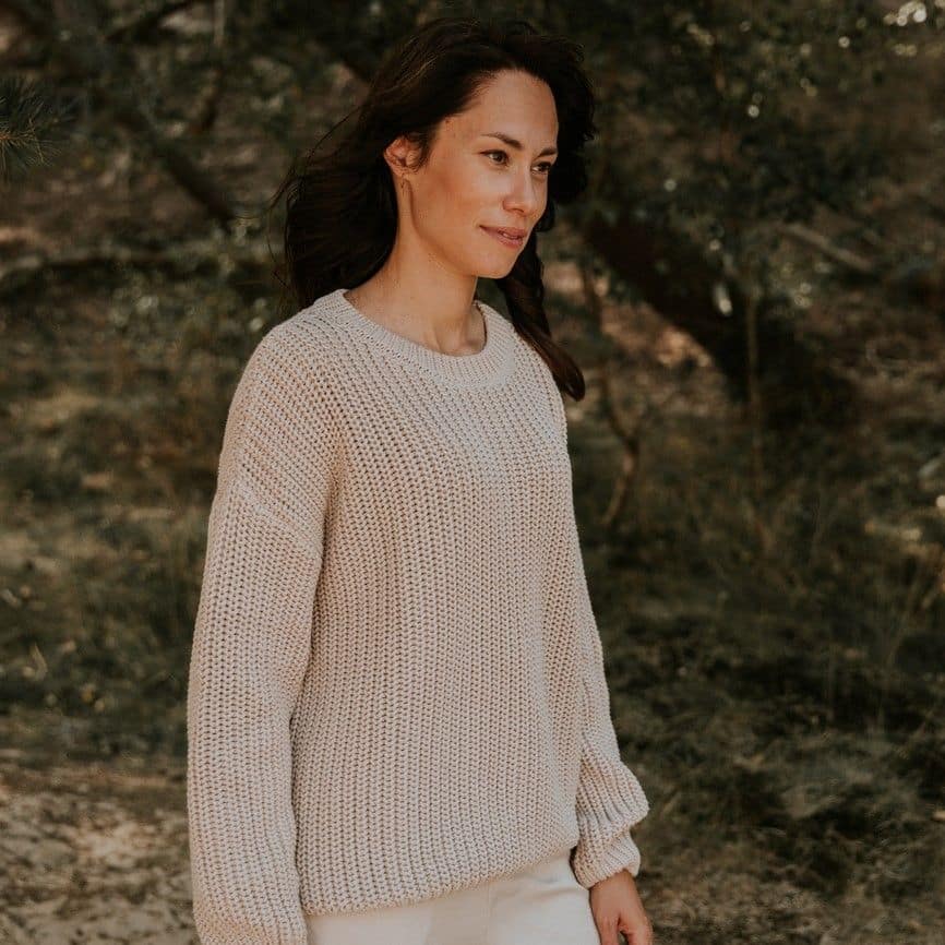 Pullover Women “Chunky Knit” Moon – Bild 3