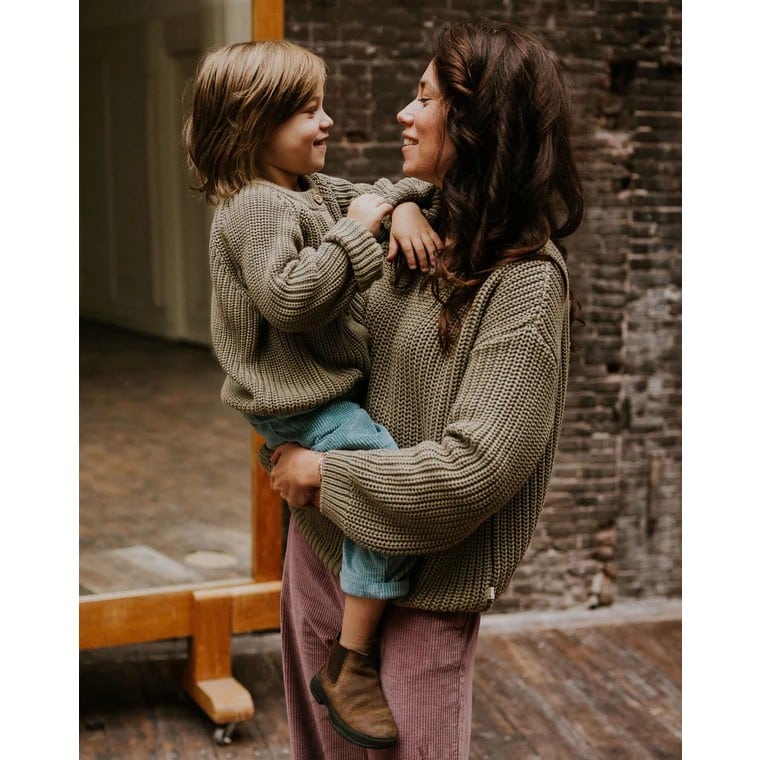 Pullover Women *Chunky Knit*, Sage – Bild 4