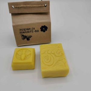 Ziegenmilch- Honig Seife – KLEIN – 110g