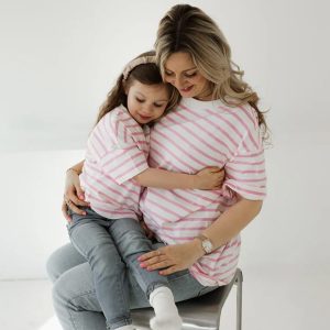 T-Shirt Adult *Colette*, White/Pink