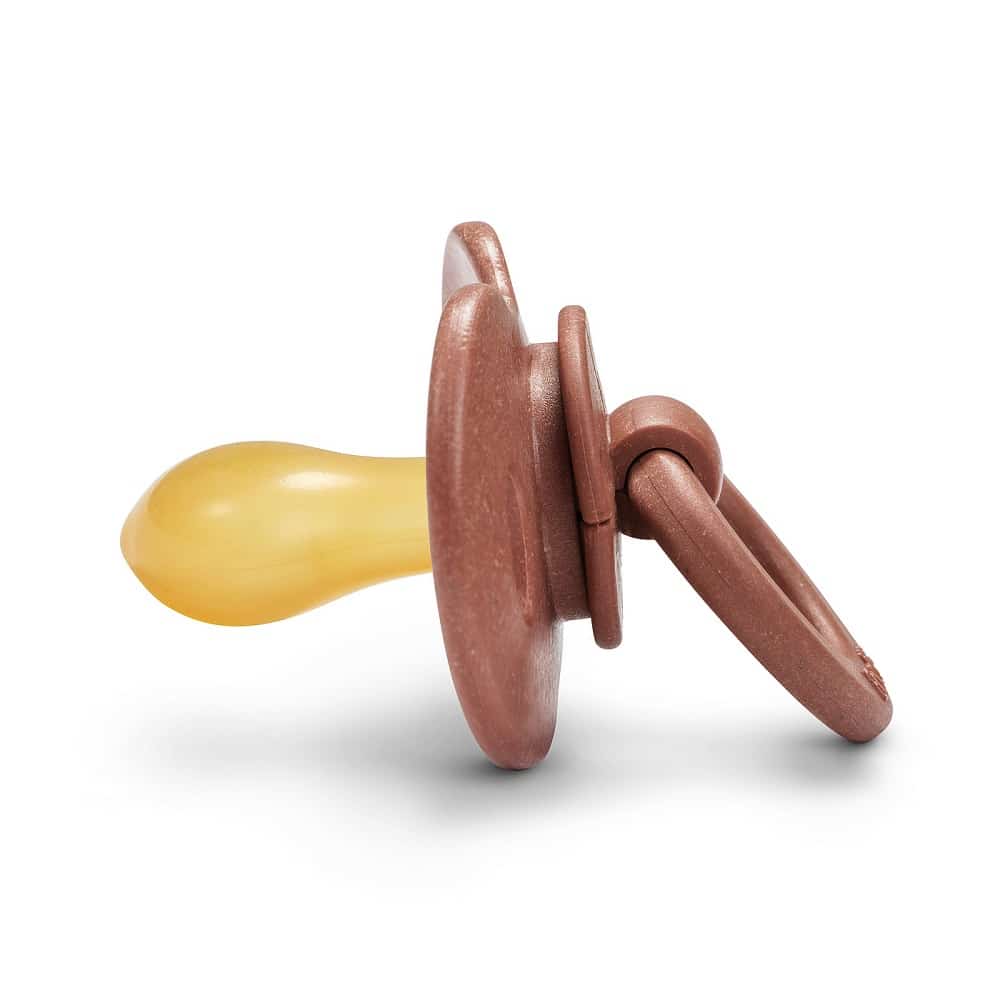 Bambus-Schnuller Latex ab 3 Monate, Burned Clay – Bild 3
