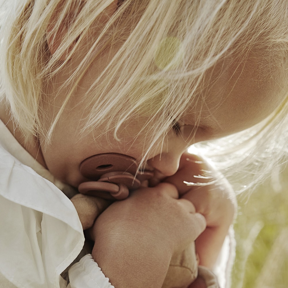 Bambus-Schnuller Latex ab 3 Monate, Burned Clay – Bild 5