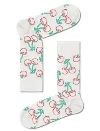 Happy Socks Socken Cherry White, 41-46
