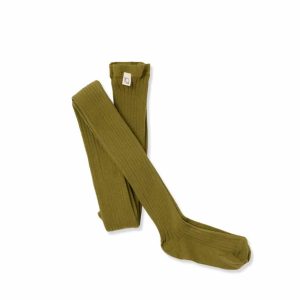Strumpfhose gerippt, Green
