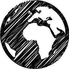 Pulverise Kosmetiktasche – schwarz mit Eisbär-Print 21x16cm – Bild 2