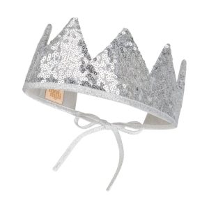 Märchenkrone, Silber Pailletten