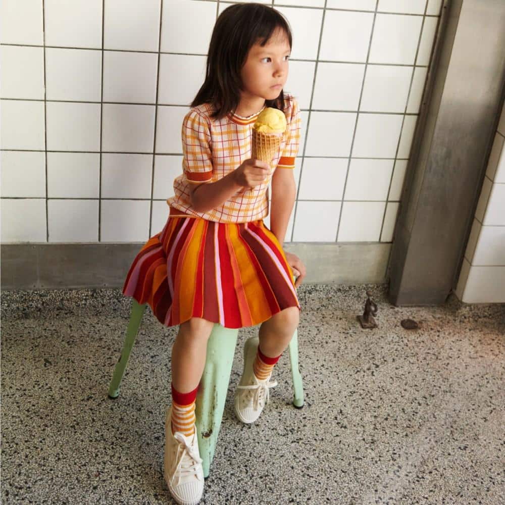 Rock plissiert, Sunflower – Bild 2