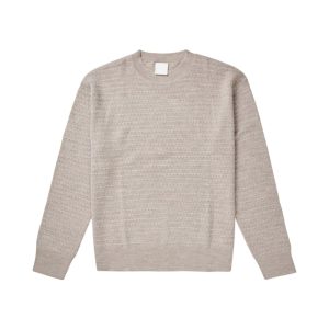 Pullover Women, Merinowolle, Beige Melange