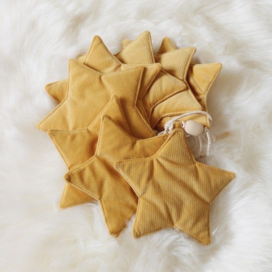 Girlande mit Sternen *Honey Dust*, Samt – Bild 2