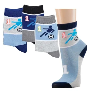 Socks 4 Fun Fußball Nr.1 Schwarz, 19-22