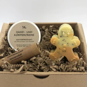 Kerzenlicht-Manufaktur/Tirol Seife |  Geschenkset WEICHE HAUT I Weihnachten ROT vom Herzen