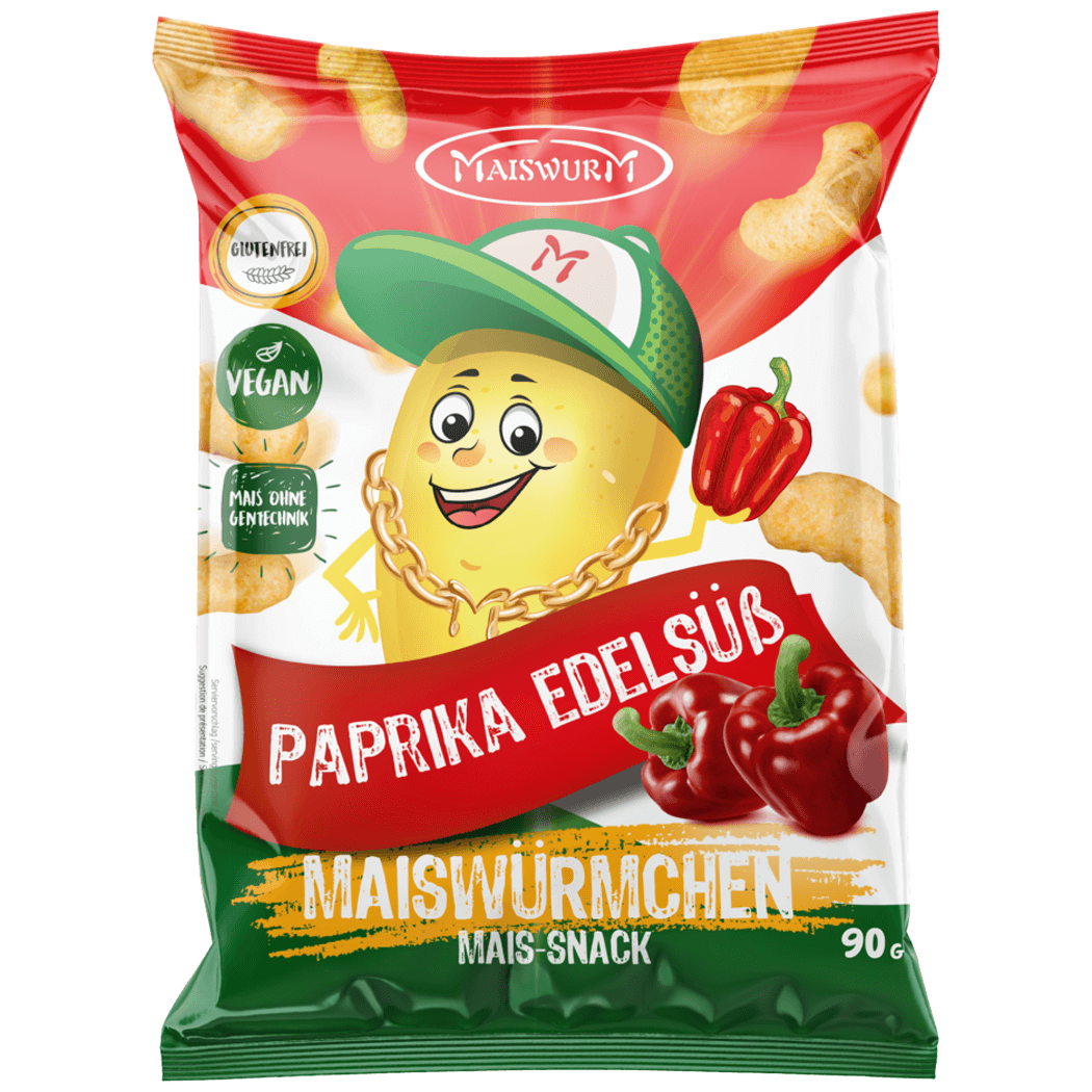 MAISWÜRMCHEN PAPRIKA EDELSÜß 90g