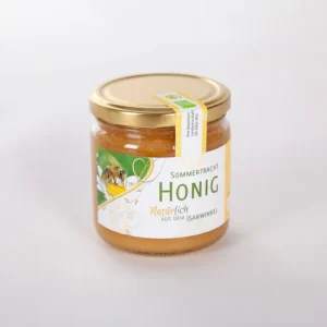 Bioimkerei Schnürch | Bio-Honig Sommertracht aus dem Isarwinkel 500g Glas