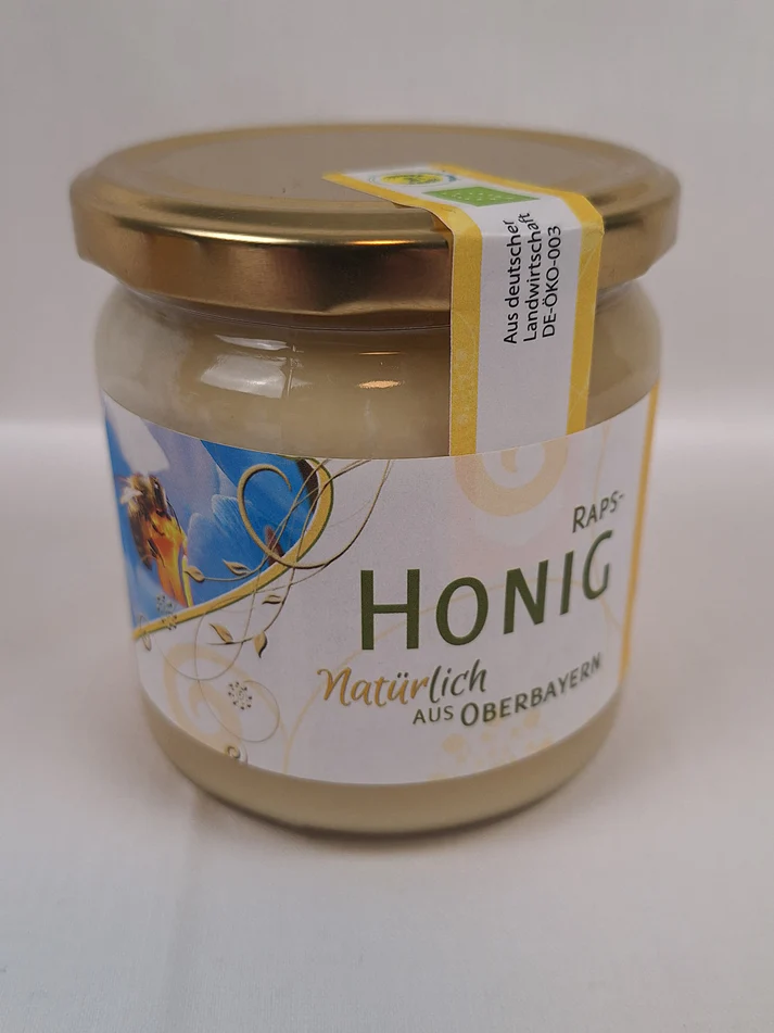 Bioimkerei Schnürch | Bio-Rapshonig aus Oberbayern 500g Glas