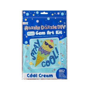 Razzle Dazzle DIY, Mini Gem Art Kit *Cool Cream*