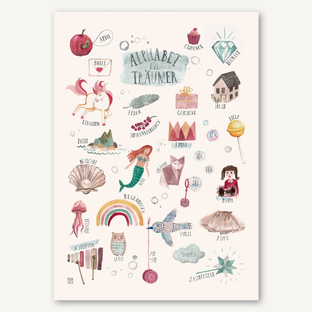 Poster A2, Alphabet für Träumer – Bild 2