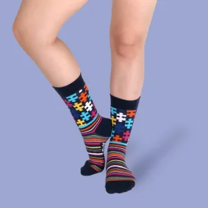 Unabux Socken Puzzle Lover, 41-46