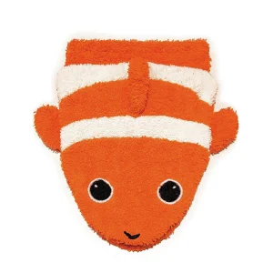 Rosenblatt&Fabeltiere Waschlappen CLOWNFISCH