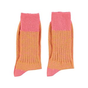 Socken, Pink&Orange